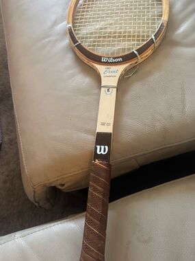 Vintage Wilson Chris Evert Brown Tennis Racket
